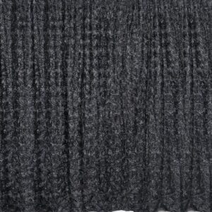 A black flower curtain.
